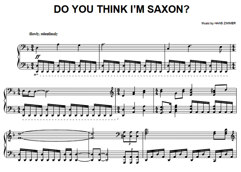 King Arthur-Do You Think I’m Saxon