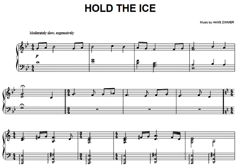 King Arthur-Hold The Ice Free Sheet Music PDF for Piano 1 King Arthur-Hold The Ice Free Sheet Music PDF for Piano