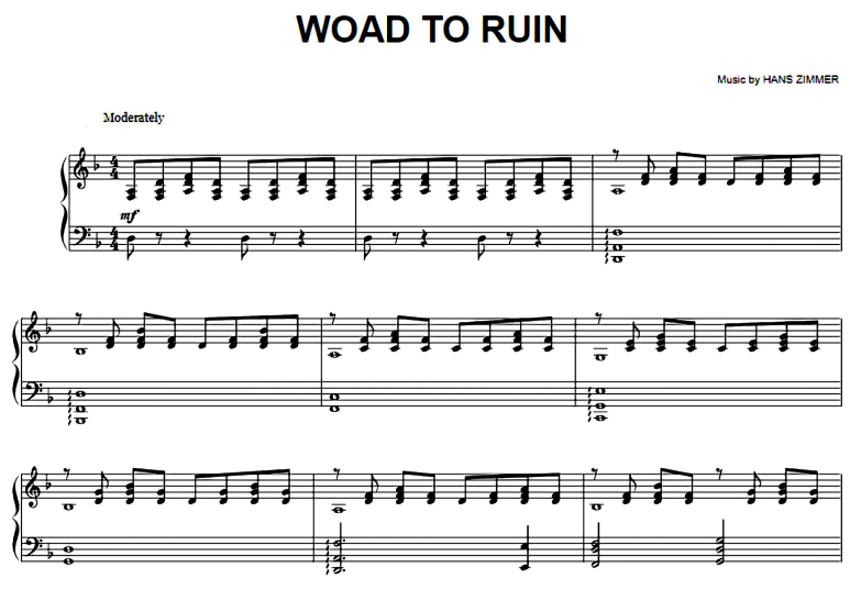 King Arthur-Woad To Ruin Free Sheet Music PDF for Piano 7 King Arthur-Woad To Ruin Free Sheet Music PDF for Piano