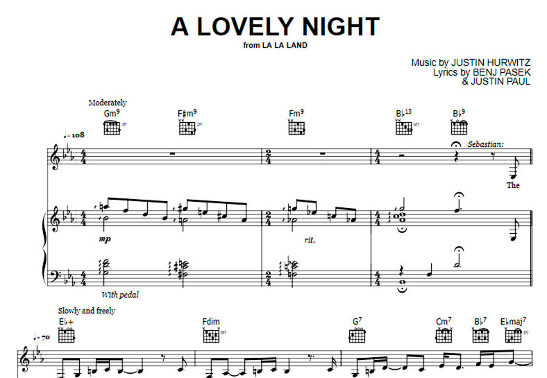 La La Land-A Lovely Night