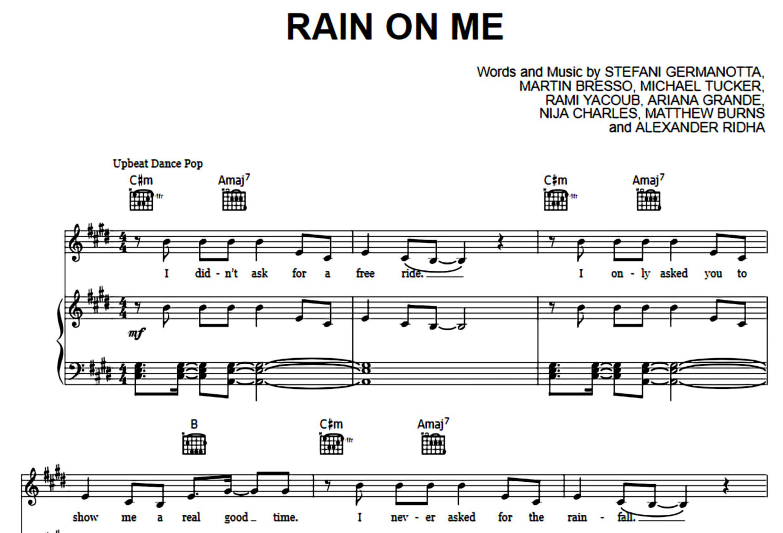 Lady Gaga-Rain On Me