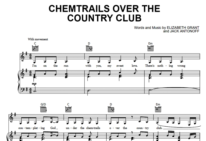 Lana Del Rey-Chemtrails Over The Country Club