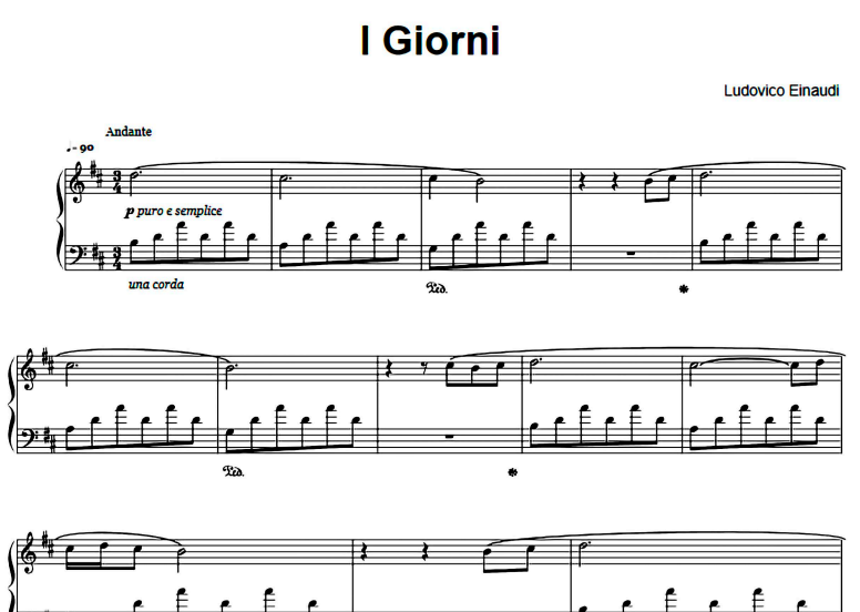 Ludovico Einaudi-I Giorni Free Sheet Music PDF for Piano 7 Ludovico Einaudi-I Giorni Free Sheet Music PDF for Piano