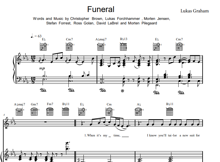 Lukas Graham -Funeral
