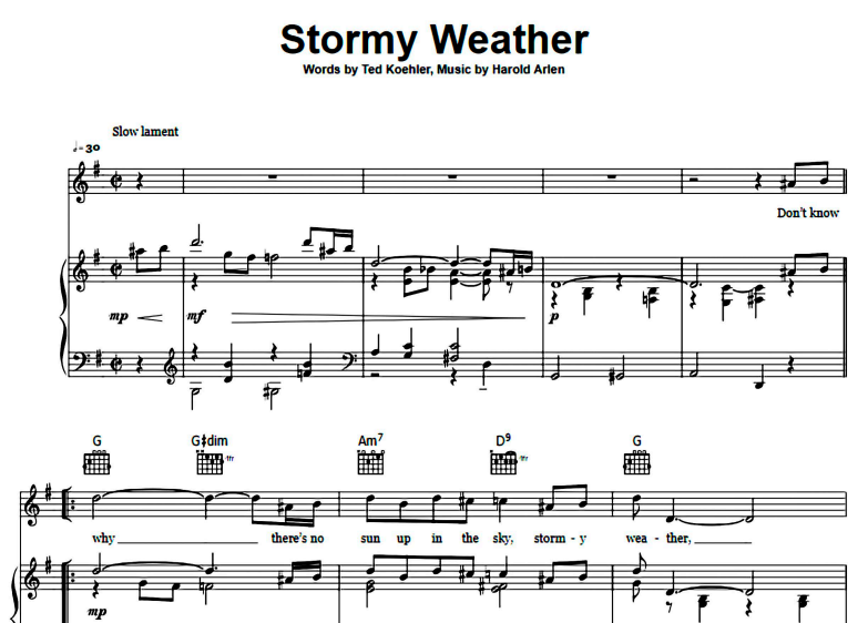 Louis Armstrong-Stormy Weather
