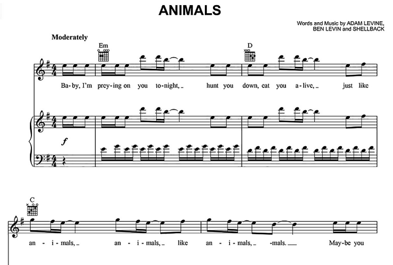 Maroon 5-Animals