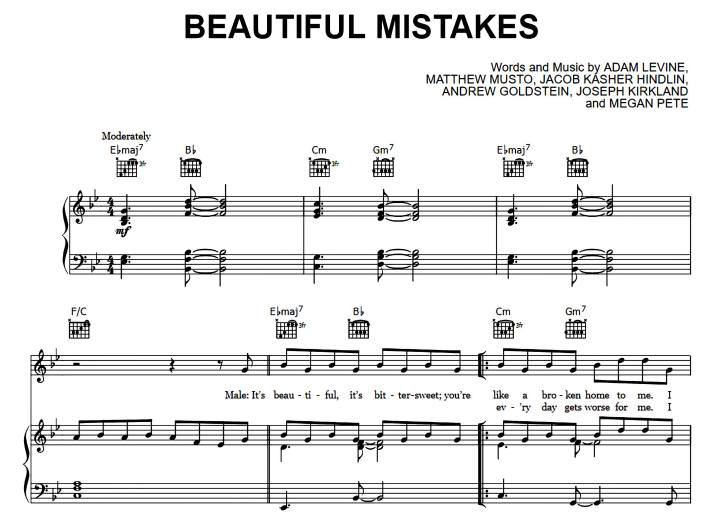 Maroon 5-Beautiful Mistakes