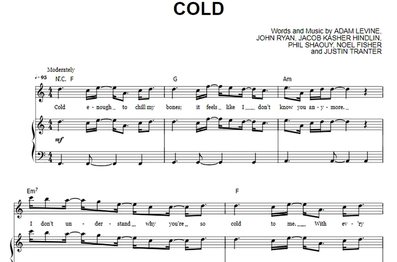 Maroon 5-Cold