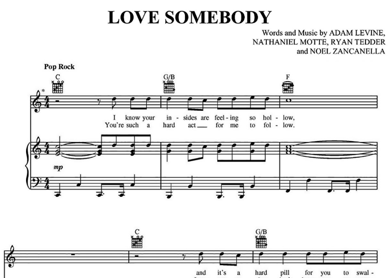 Maroon 5-Love Somebody