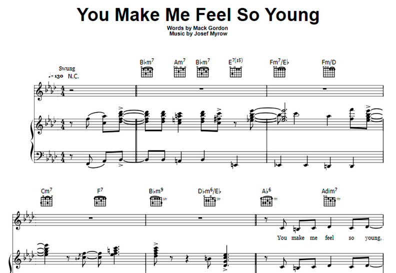 Michael Buble-You Make Me Feel So Young