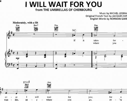 Michel LeGrand-I Will Wait For You