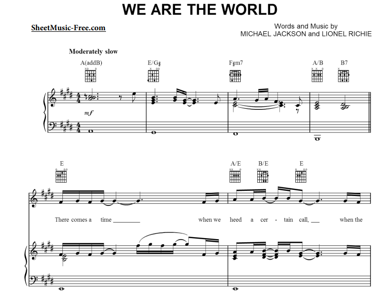Michael Jackson-We Are The World