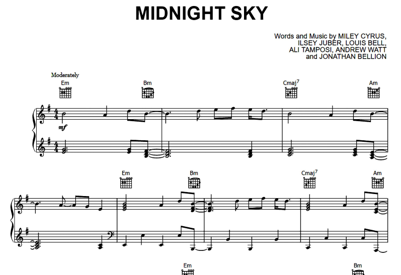 Miley Cyrus-Midnight Sky