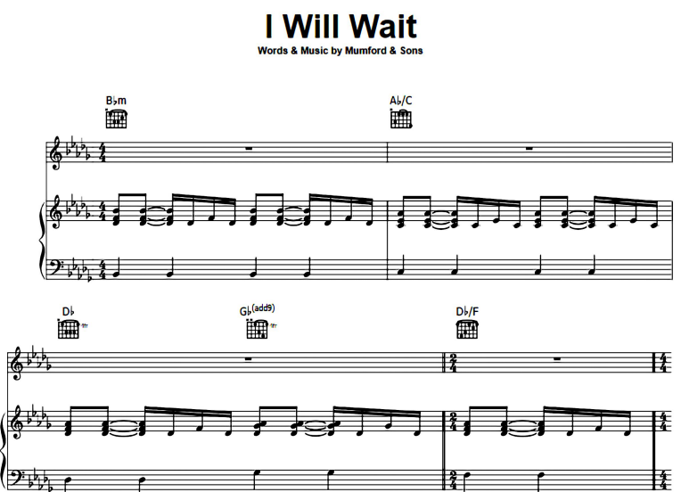 Mumford and Sons-I Will Wait