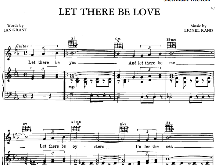 Nat King Cole-Let There Be Love