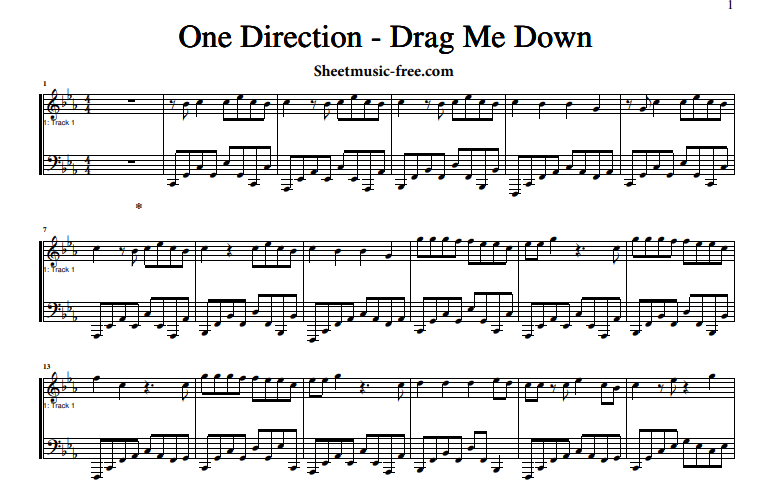 One Direction-Drag Me Down