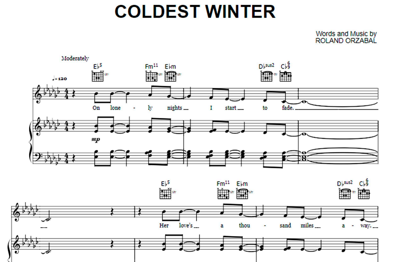 Pentatonix-Coldest Winter Free Sheet Music PDF for Piano 7 Pentatonix-Coldest Winter Free Sheet Music PDF for Piano