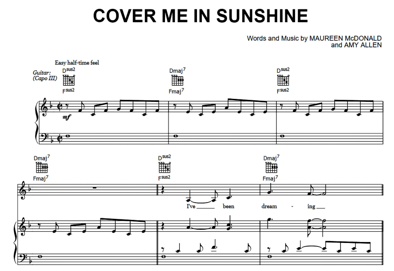 Pink-Cover Me In Sunshine