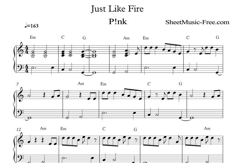 Pink-Just Like Fire