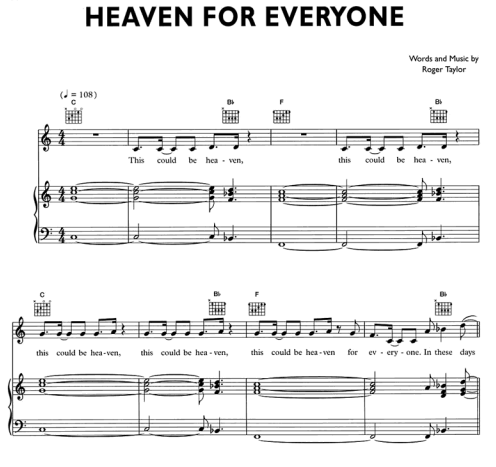 Queen-Heaven For Everyone Free Sheet Music PDF for Piano 7 Queen-Heaven For Everyone Free Sheet Music PDF for Piano