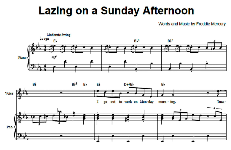 Queen-Lazing On A Sunday Afternoon