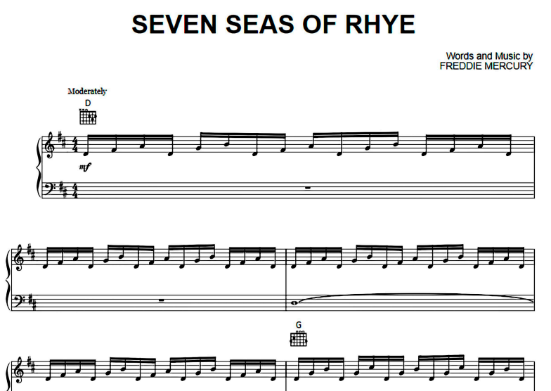 Queen-Seven Seas Of Rhye