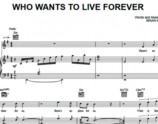Queen-Who Wants To Live Forever