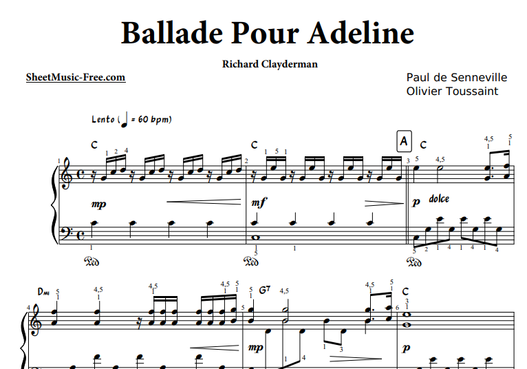 Richard Clayderman-Ballade Pour Adeline