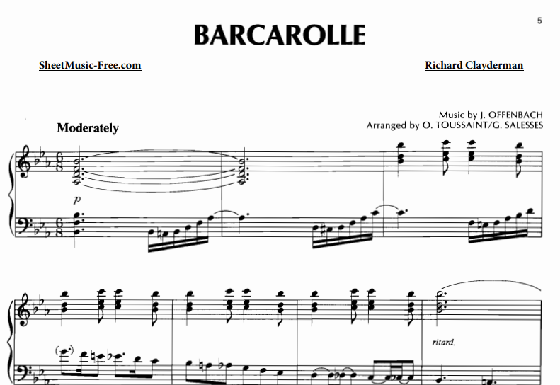Richard Clayderman-Barcarolle