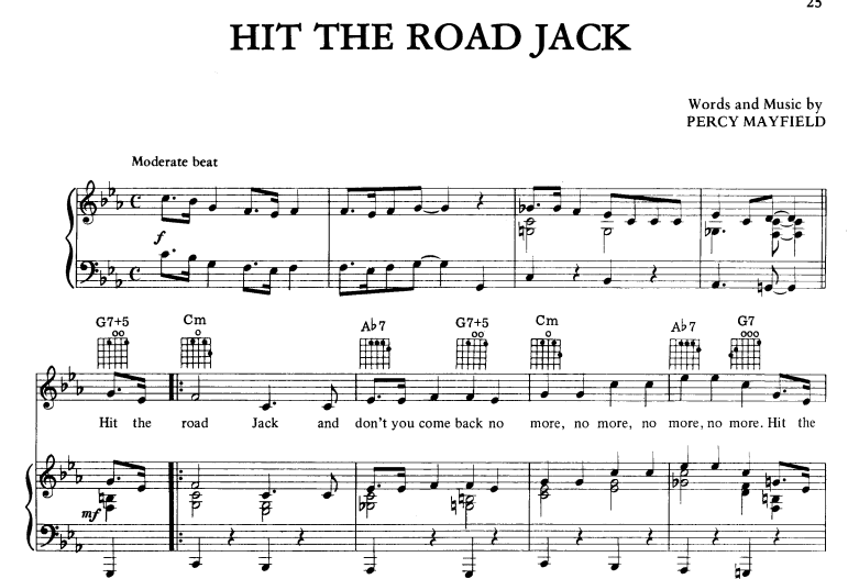 Ray Charles-Hit The Road Jack