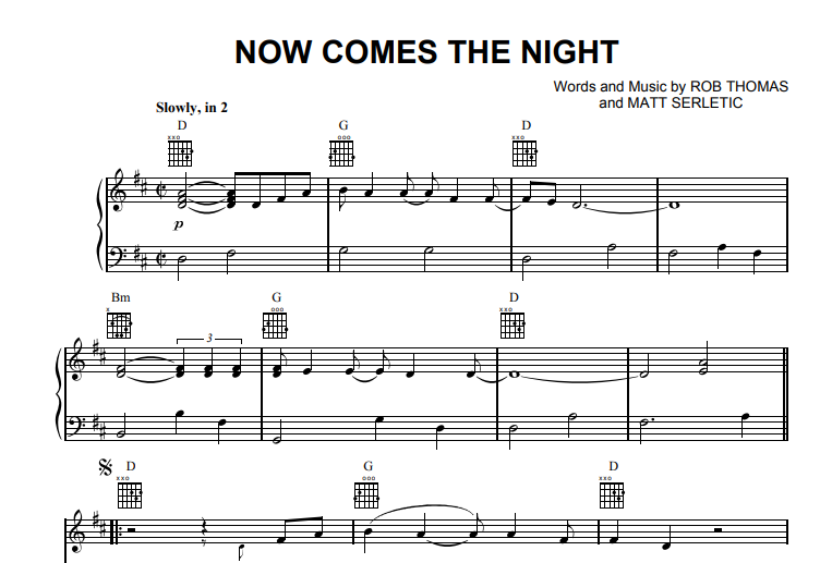 Rob Thomas-Now Comes The Night