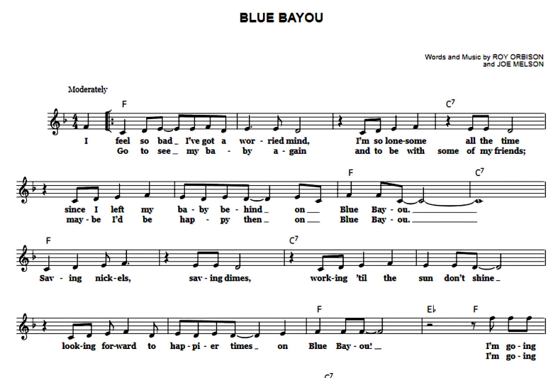 Roy Orbison-Blue Bayou