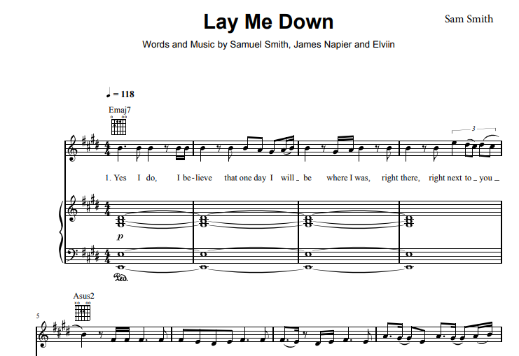 Sam Smith-Lay Me Down