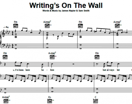Sam Smith-Writing’s On The Wall