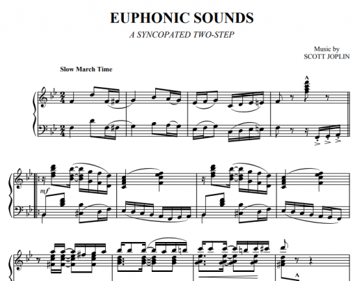 Scott Joplin-Euphonic Sounds