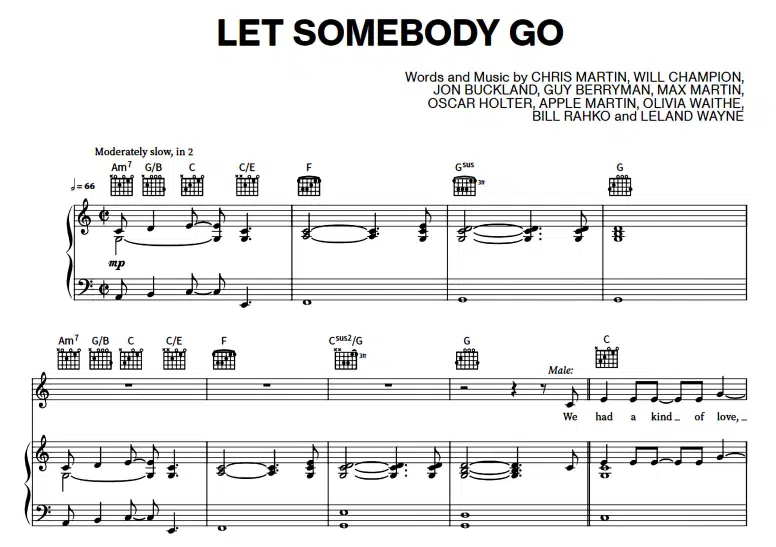 Selena Gomez-Let Somebody Go Free Sheet Music PDF for Piano 6 Selena Gomez-Let Somebody Go Free Sheet Music PDF for Piano