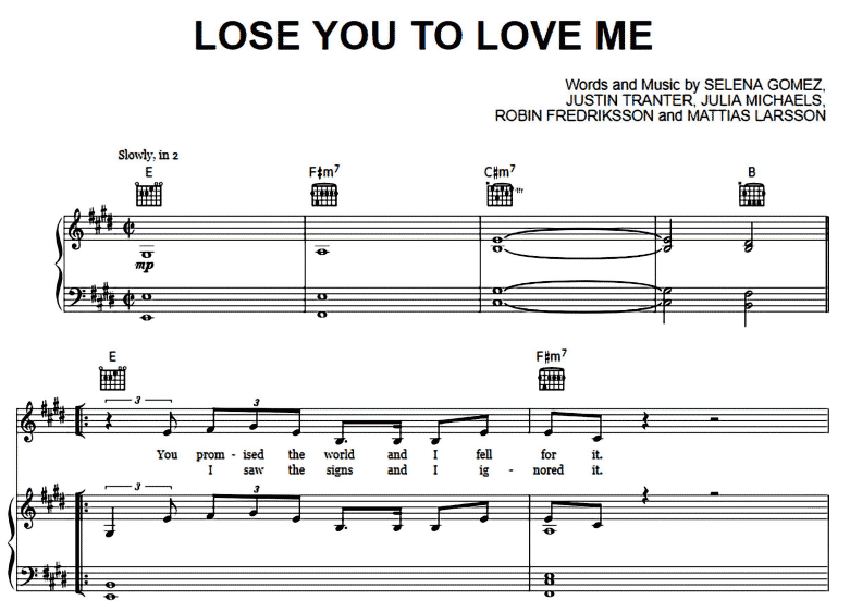 Selena Gomez-Lose You To Love Me