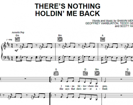 Shawn Mendes-There’s Nothing Holdin’ Me Back
