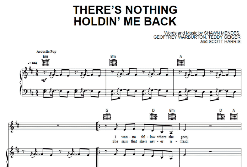 Shawn Mendes-There’s Nothing Holdin’ Me Back
