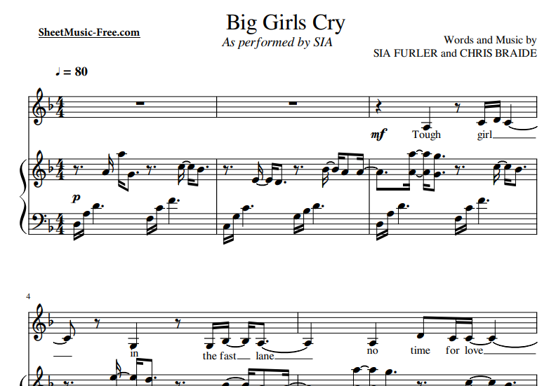 She Loves Me-Sia-Big Girls Cry