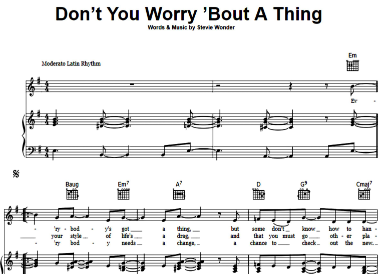 Stevie Wonder-Don’t You Worry ‘Bout A Thing
