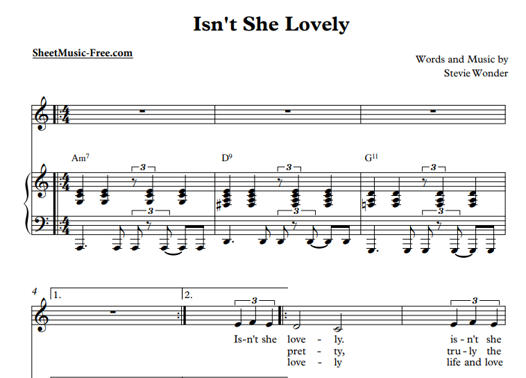 Stevie Wonder-Isn’t She Lovely