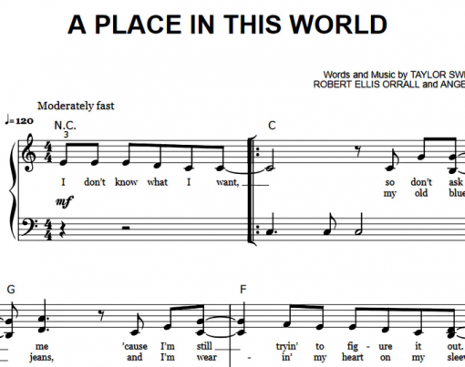 Taylor Swift-A Place In This World