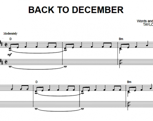 Taylor Swift-Back To December