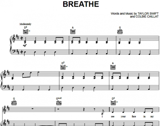 Taylor Swift-Breathe