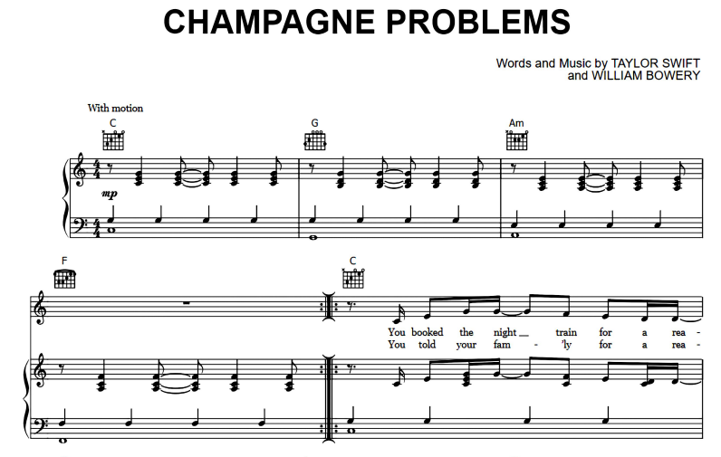 Taylor Swift-Champagne Problems