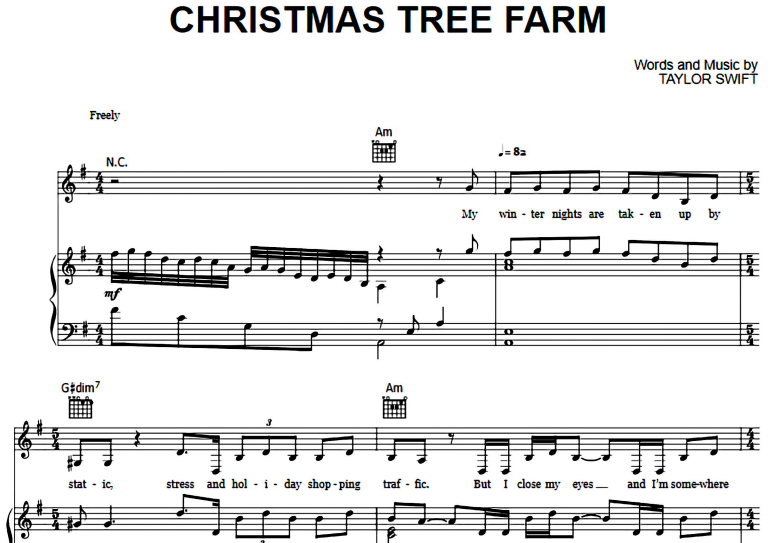 Taylor Swift-Christmas Tree Farm