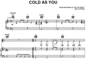 Cold As You, PDF, Recorded Music