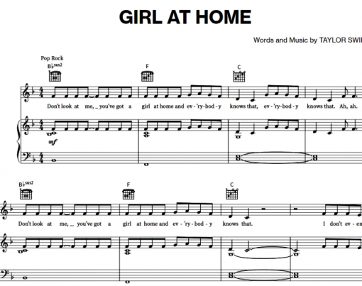 Taylor Swift-Girl At Home