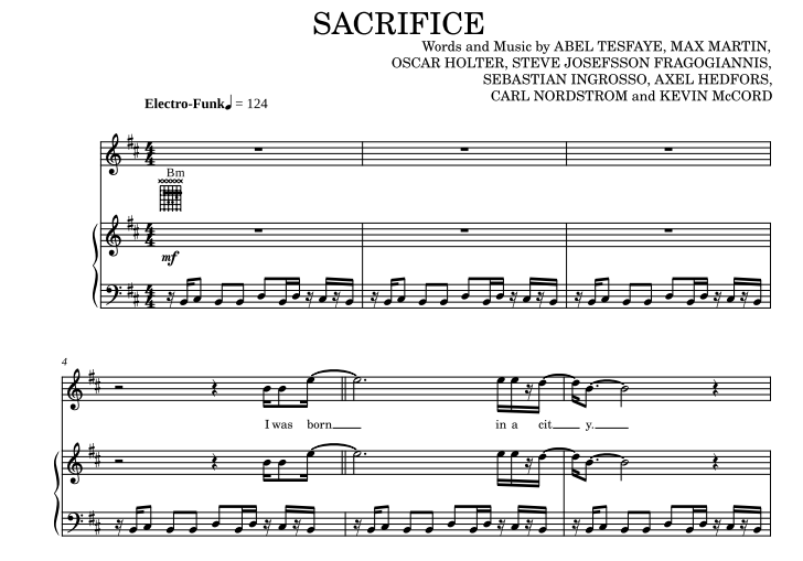 The Temptations-Sacrifice Free Sheet Music PDF for Piano 1 The Temptations-Sacrifice Free Sheet Music PDF for Piano